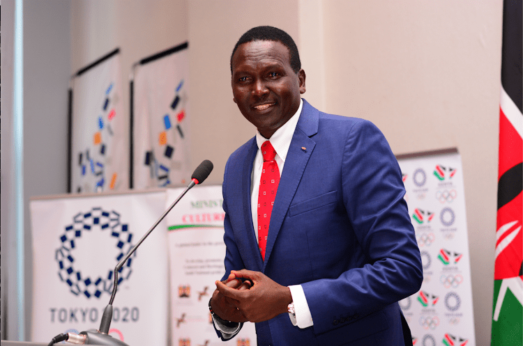 NOCK President Paul Tergat during a past function. PHOTO/COURTESY