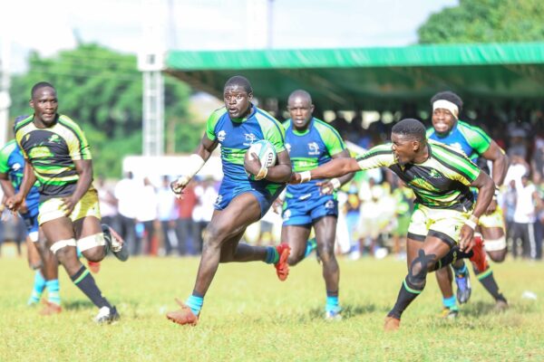 KCB players in a previous Kenya cup encounter against rivals Kabras Sugar. PHOTO/COURTESY