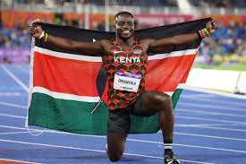 Kenyan sprinter Ferdinand Omanyala. PHOTO/COURTESY