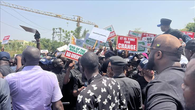 Protests erupt in Nigeria over alleged election fraud
