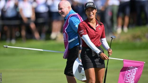 Celine Boutier wins first major by six shots in Evian Championship