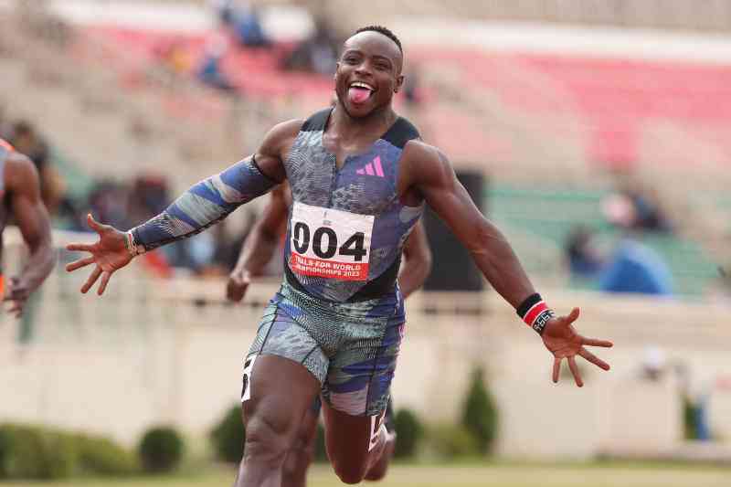 Ferdinand Omanyala is the Commonwealth 100m champion and record holder over the distance.