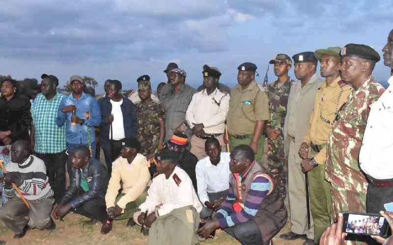 Sebeyi and Pokot hold peace meeting