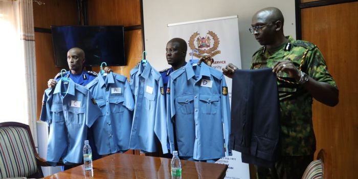 Police unveil proposed new uniforms