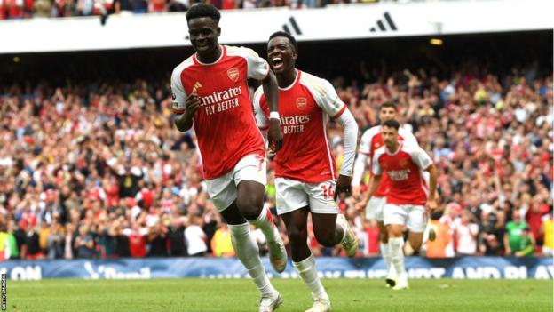 Saka strike helps Arsenal win over Forest