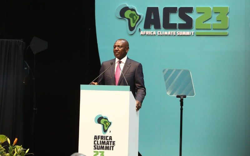 President William Ruto officially opens the Africa Climate Summit
