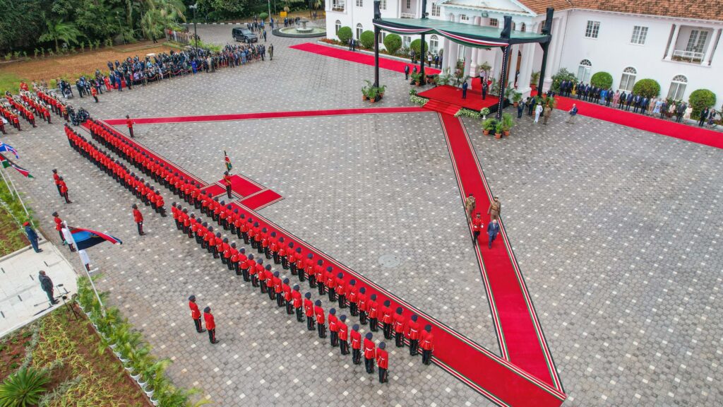 King Charles III received by President Ruto at state house