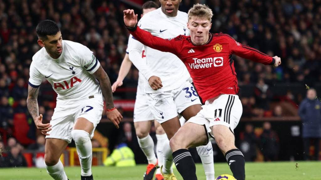 Man Utd draw with Tottenham at Old Trafford