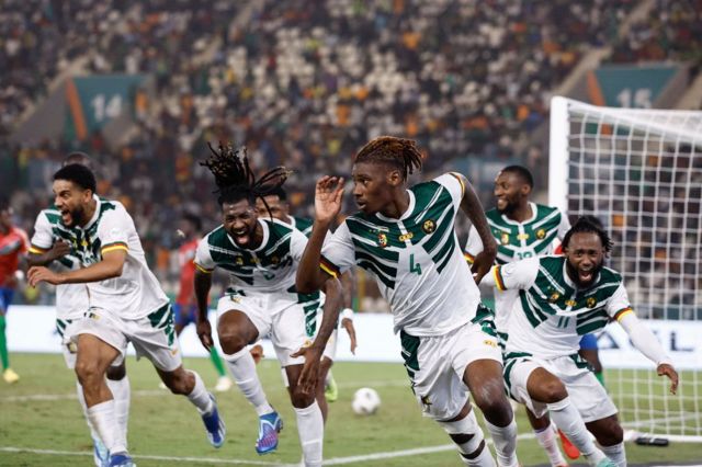 Cameroon reach last 16 after a thriller with The Gambia