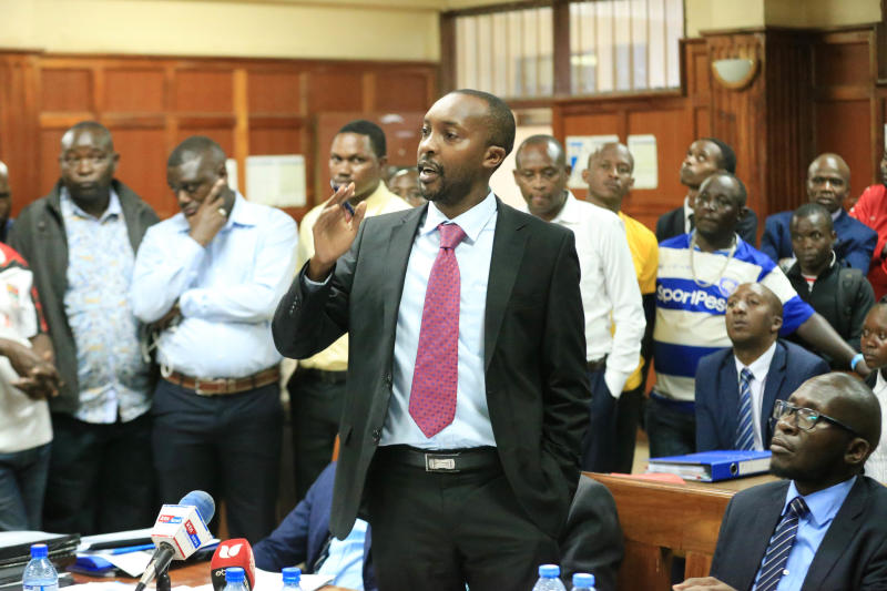 Kurunzi Milton Nyakundi in court
