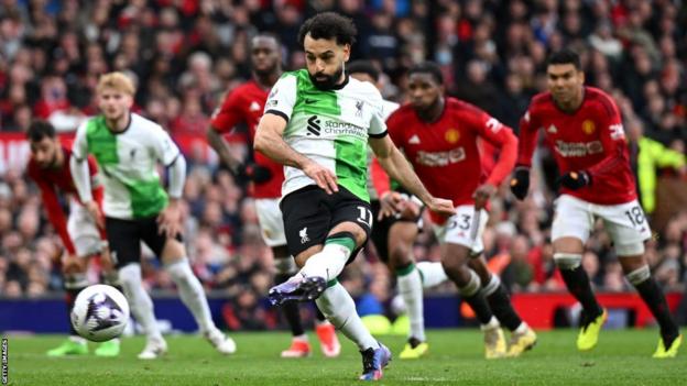 Lucky penalty see Liverpool draw at Old Trafford