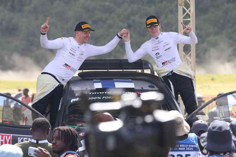 Rovanpera wins WRC Safari Rally 2024