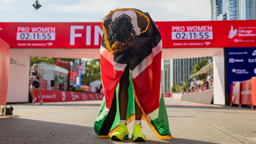 Chepngetich's stats and shoes behind amazing marathon world record