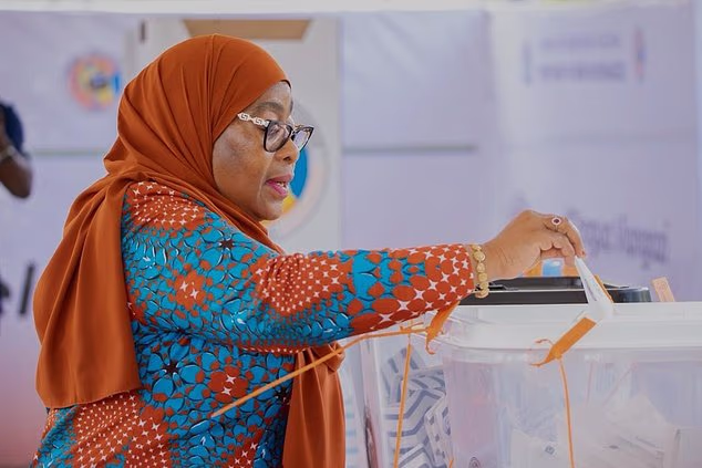 Tanzania's Samia Suluhu wins disputed election with 98% of vote